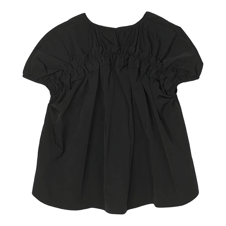 Club21 - Cecilie Bahnsen - Short Sleeve Top - WOVEN TOPS - Black