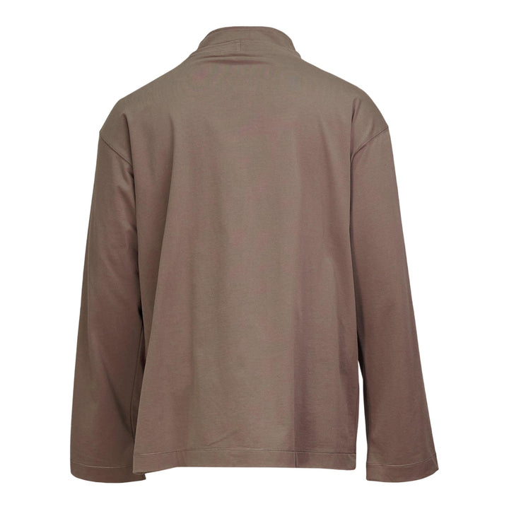 Club21 - DIOMENE - Double Collar Longsleeve Sweatshirt - SWEATSHIRTS - Brown