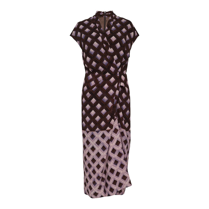 Club21 - Dries Van Noten - Fitted Dress With Knot Detail - WOVEN DRESSES - Brown