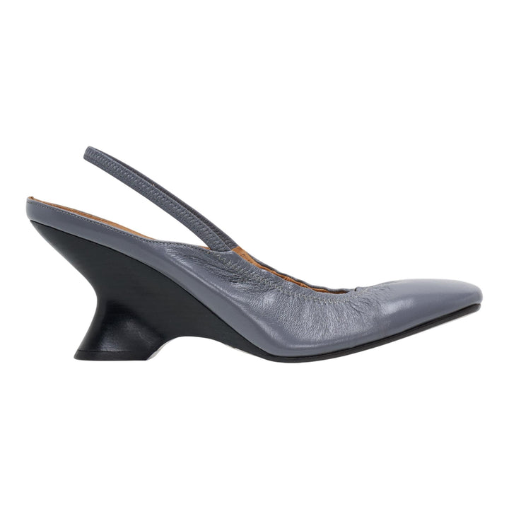 Club21 - Dries Van Noten - Gathers Sling Back Heels - HEELS - Animal Print