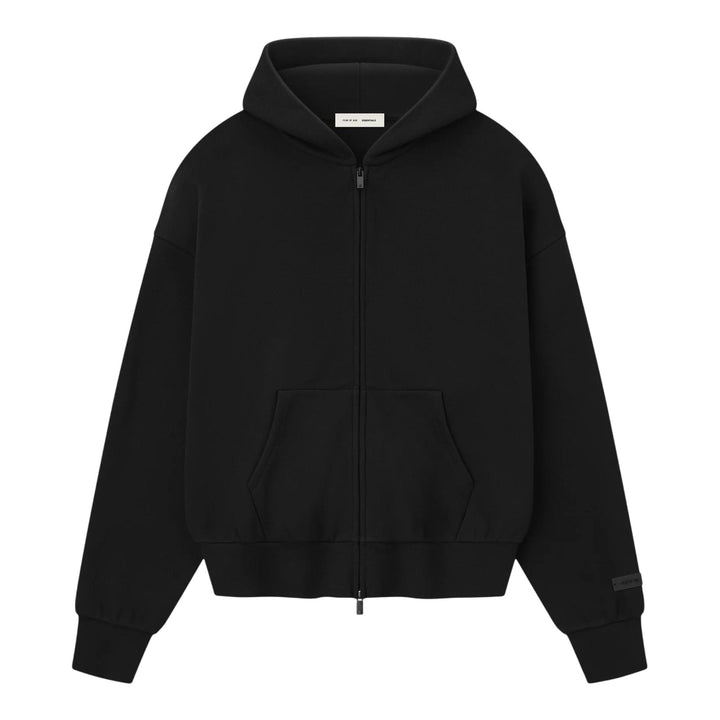 Club21 - Fear of God ESSENTIALS - Classic Fit Fleece Zip-Up Hoodie - JACKETS - Black