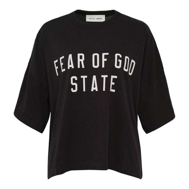 Club21 - Fear of God ESSENTIALS - Women Boxy Fit Tee - TEES - Black