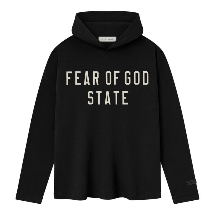 Club21 - Fear of God ESSENTIALS - Womens Long Sleeve Hoodie - SWEATERS - Black