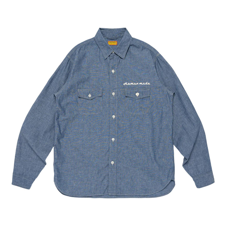 Club21 - HUMAN MADE - Chambray Shirt - SHIRTS - Blue