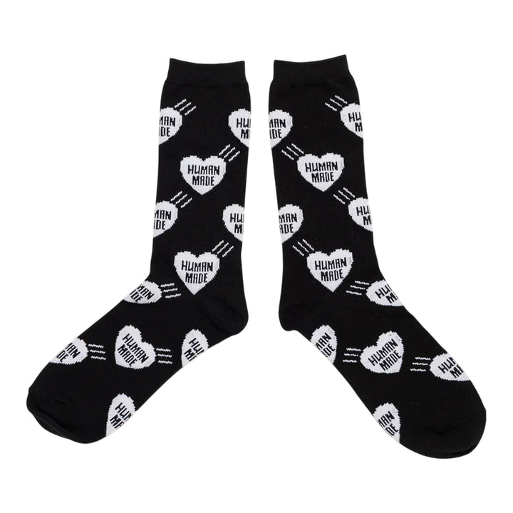 Club21 - HUMAN MADE - Heart Socks - SOCKS - Black