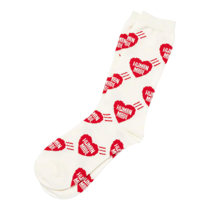 Club21 - HUMAN MADE - Heart Socks - SOCKS - White