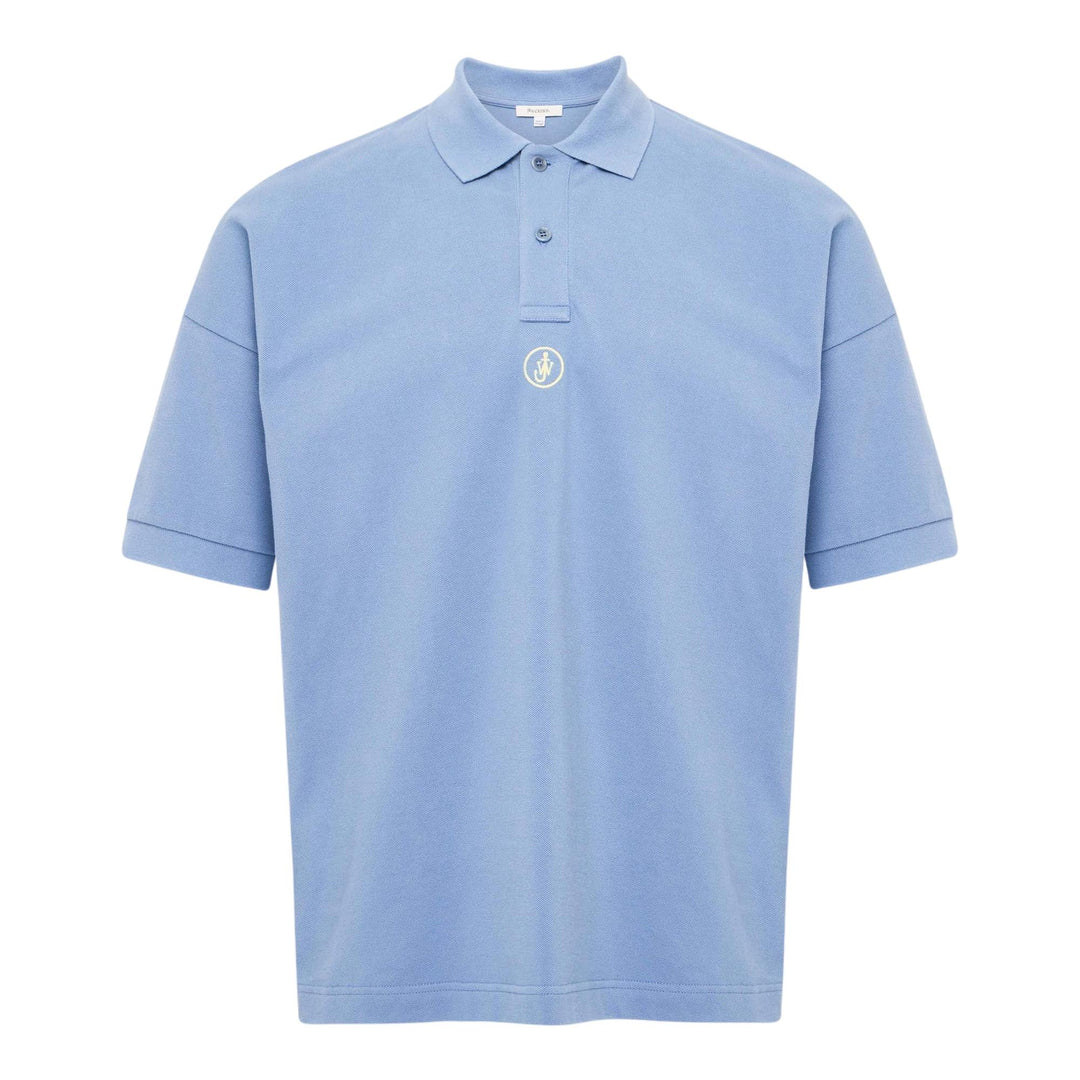 Club21 - JW Anderson - Anchor Embroidery Polo - POLOS - Blue