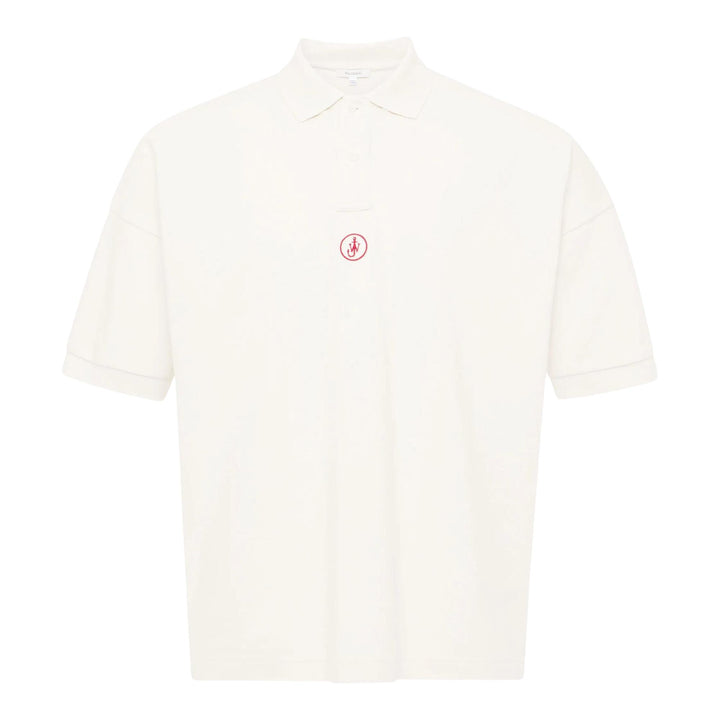 Club21 - JW Anderson - Anchor Embroidery Polo - POLOS - Off-White