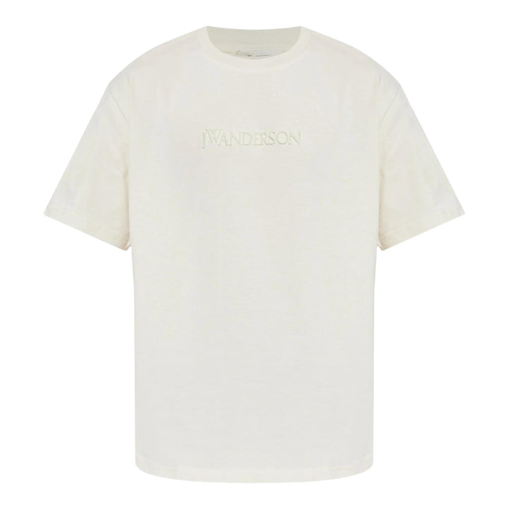 Club21 - JW Anderson - Logo Embroidery T-Shirt - TEES - Off-White