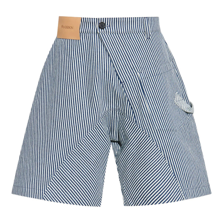 Club21 - JW Anderson - Twisted Workwear Shorts - SHORTS - Stripes