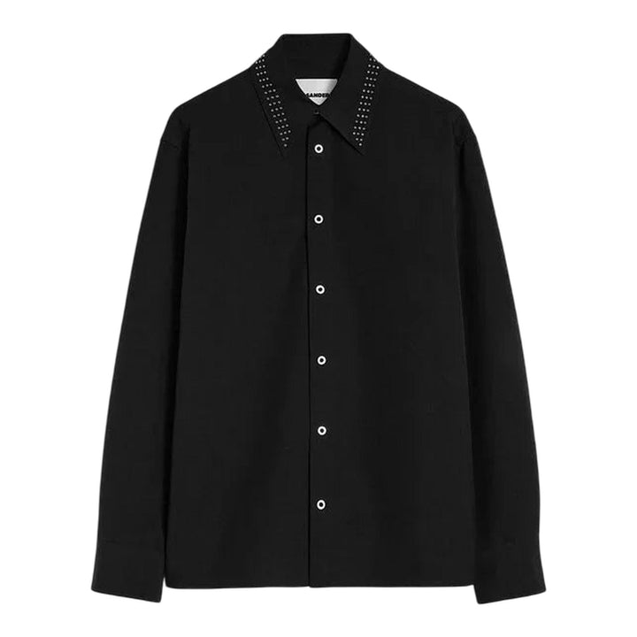 Club21 - Jil Sander - Wool Poplin Shirt - SHIRTS - Black