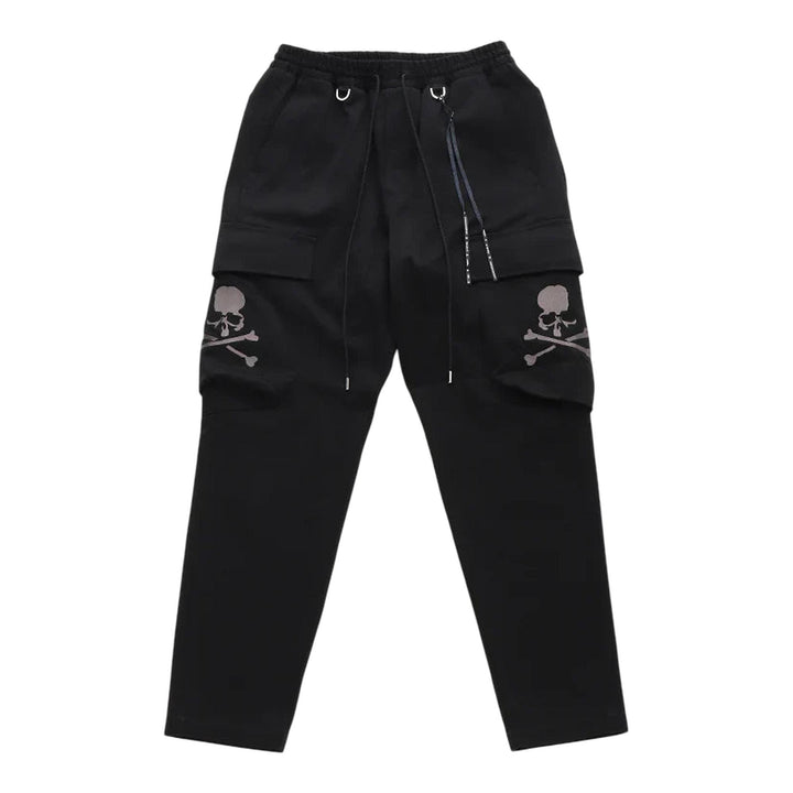Club21 - MASTERMIND - Slim Fit Cargo Pants - PANTS - Black