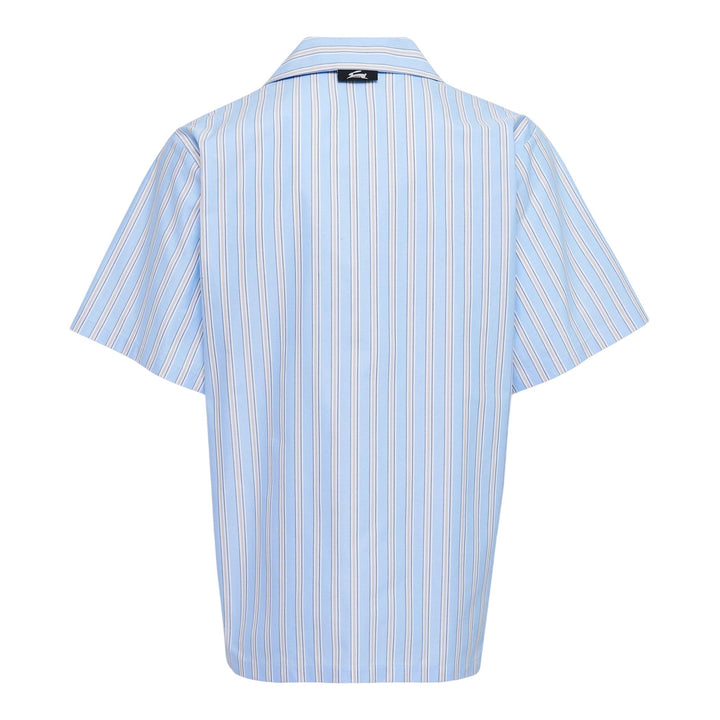 Club21 - MSGM - Camicia Striped Print Button Shirt - SHIRTS - Blue