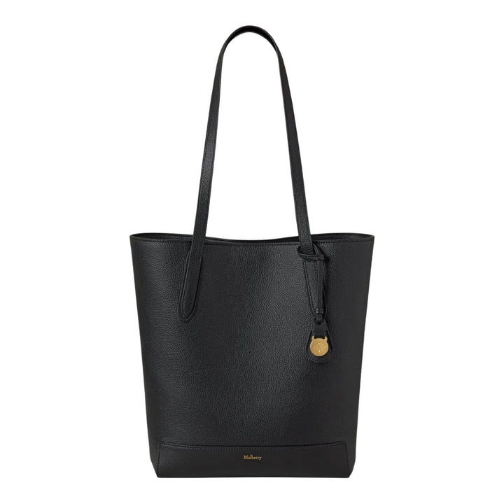 Club21 - Mulberry - A4 North South Shopper Small Classic Grain - MEDIUM TOTES - Black
