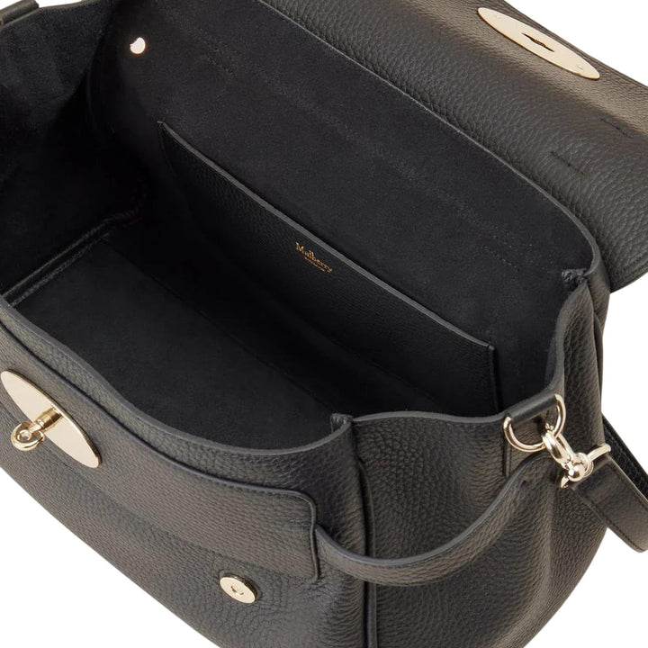 Club21 - Mulberry - Alexa Black Heavy Grain - MEDIUM TOP HANDLE - Black