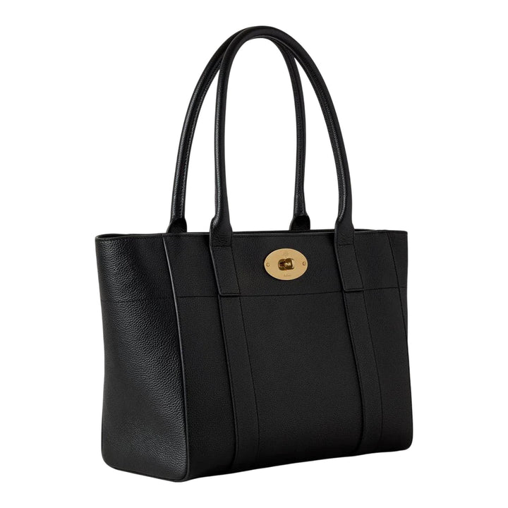 Club21 - Mulberry - Bayswater 9 To 5 Black Small Classic Grain - HANDBAGS - Black