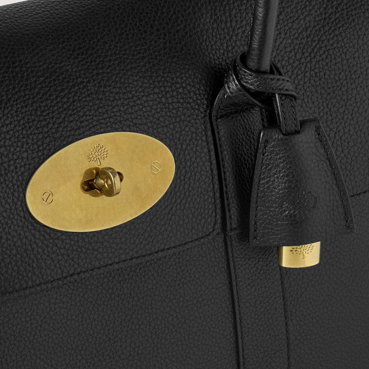 Club21 - Mulberry - Bayswater Black & Brass Small Classic Grain - MEDIUM SHOULDER BAGS - Multi