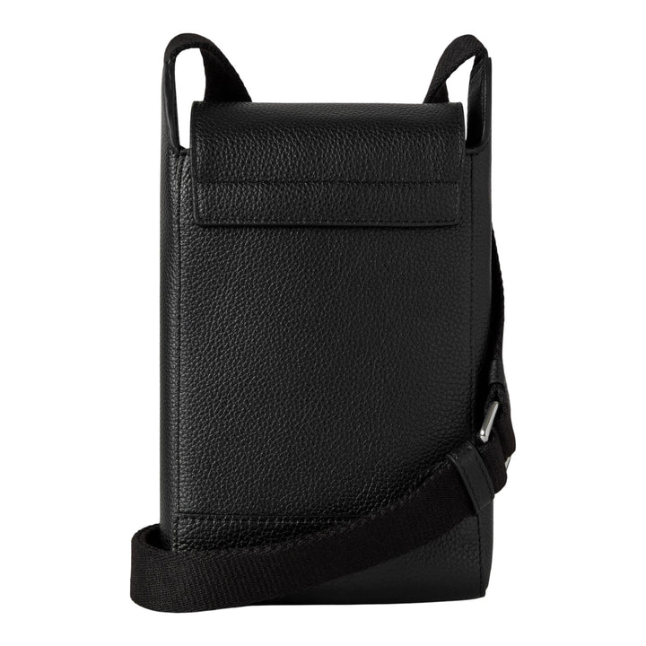 Club21 - Mulberry - Chiltern Phone Pouch Black Small Classic Grain - POUCHES - Black