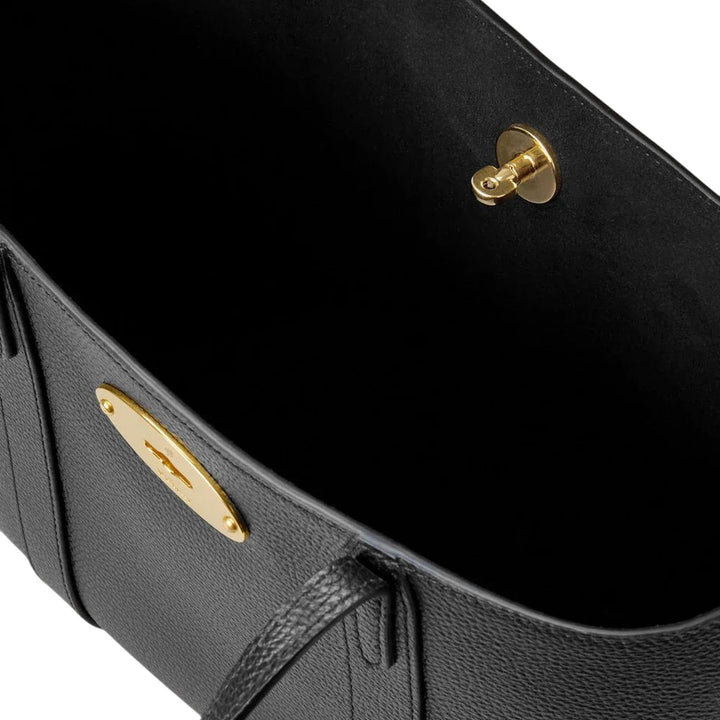 Club21 - Mulberry - Mini Bayswater Tote Black Small Classic Grain - MINI BAGS - Black