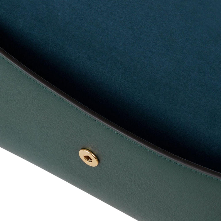 Club21 - Mulberry - Press Stud Envelope Pouch Mulberry Green Micro Classic Grain - POUCHES - Mulberry Green