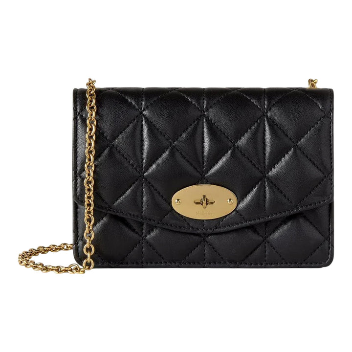 Club21 - Mulberry - Small Darley Black Quilting - SMALL CROSS BODY - Black