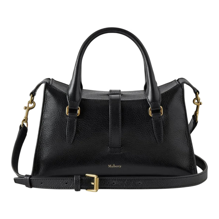 Club21 - Mulberry - Small Roxanne High Shine Leather - SMALL SHOULDER BAGS - Black