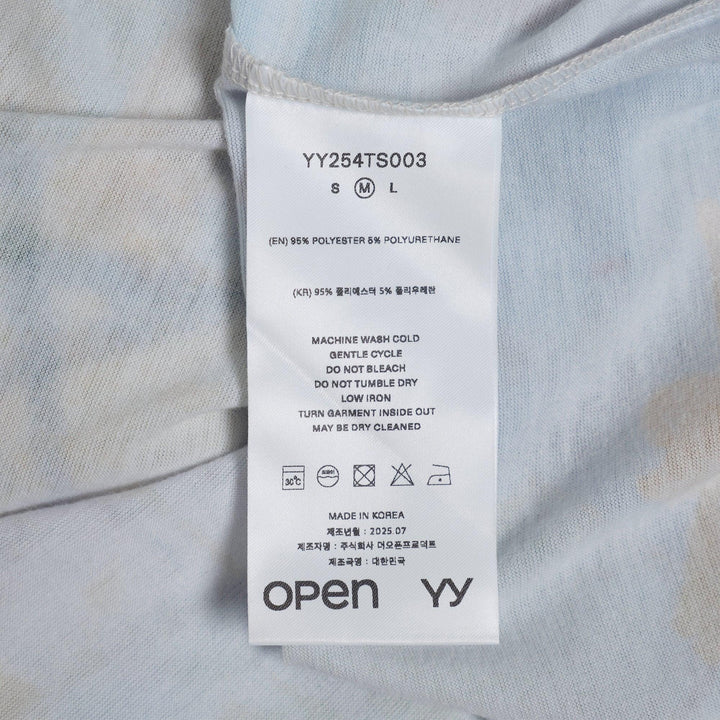 Club21 - OPEN YY - Graphic Slouch Turtleneck Tee - TEES - Yellow