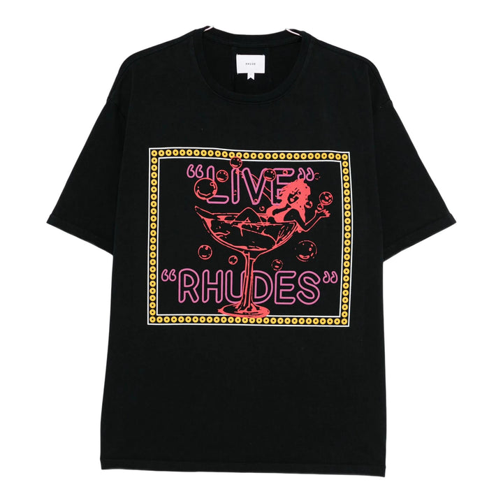 Club21 - RHUDE - Live Rhudes Tee - TEES - Black