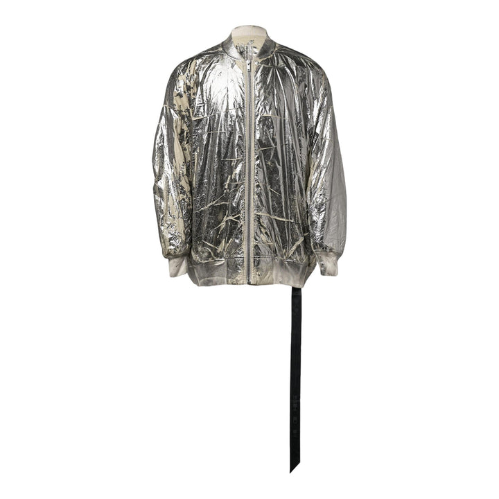 Club21 - Rick Owens DRKSHDW - Jumbo Peter Flight Palladium Foil Light Nylon - BLOUSON - Silver