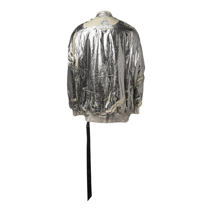 Club21 - Rick Owens DRKSHDW - Jumbo Peter Flight Palladium Foil Light Nylon - BLOUSON - Silver