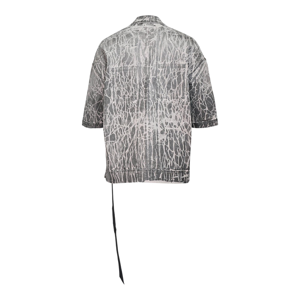 Club21 - Rick Owens DRKSHDW - Magnum Tommy Shirt Washed Foil - SHIRTS - Black