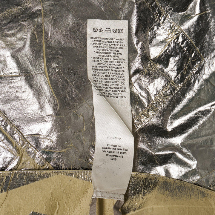 Club21 - Rick Owens DRKSHDW - Stefan Cargo Shorts Palladium Foil Light Nylon - SHORTS - Silver