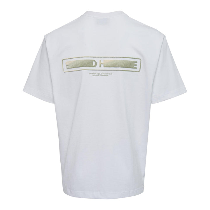 Club21 - SOLID HOMME - Back Flocking Logo Tee - TEES - White
