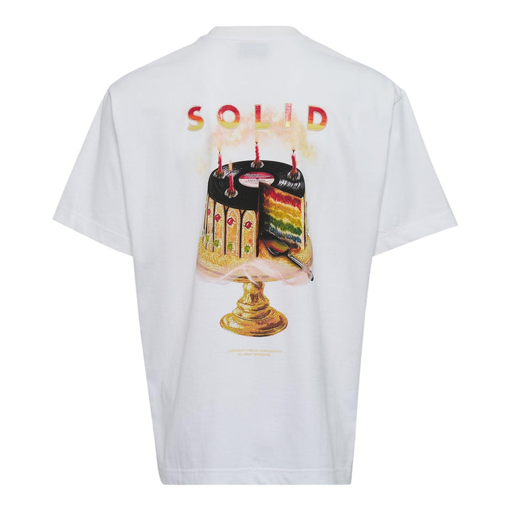 Club21 - SOLID HOMME - Rainbow Cake Print Tee - TEES - White