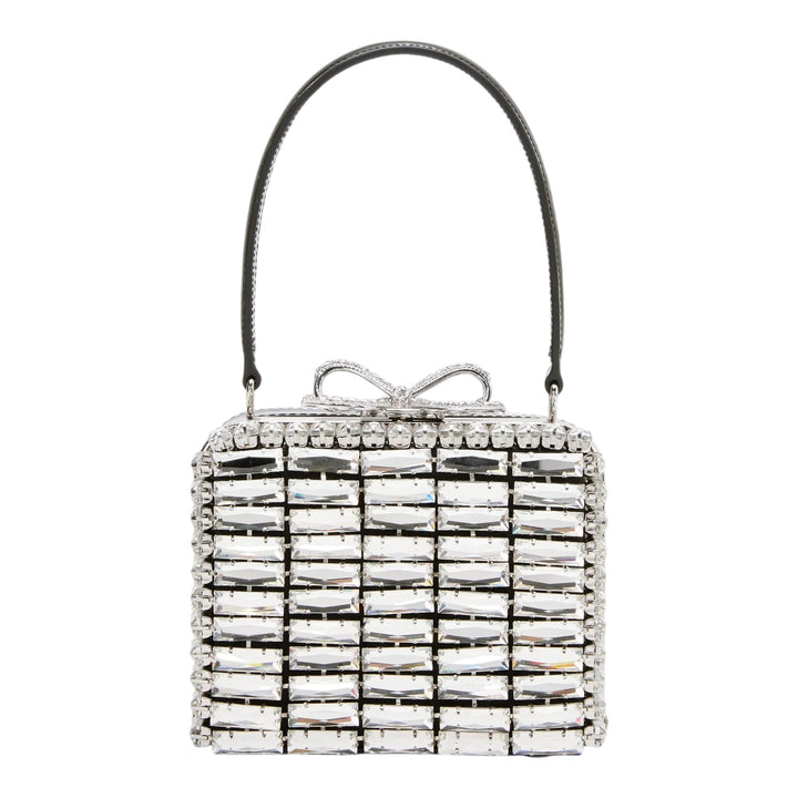 Club21 - Self-Portrait - Silver Crystal Micro Bag - MINI BAGS - Silver