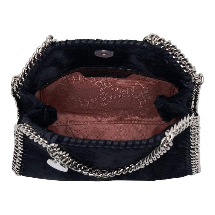 Club21 - Stella McCartney - Falabella Tiny Bag Brushed Velvet - CROSS BODY - Black