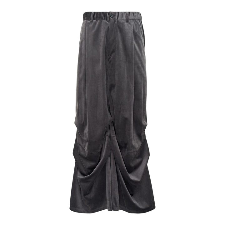 Club21 - TAAKK - Velvet Pants - PANTS - Grey