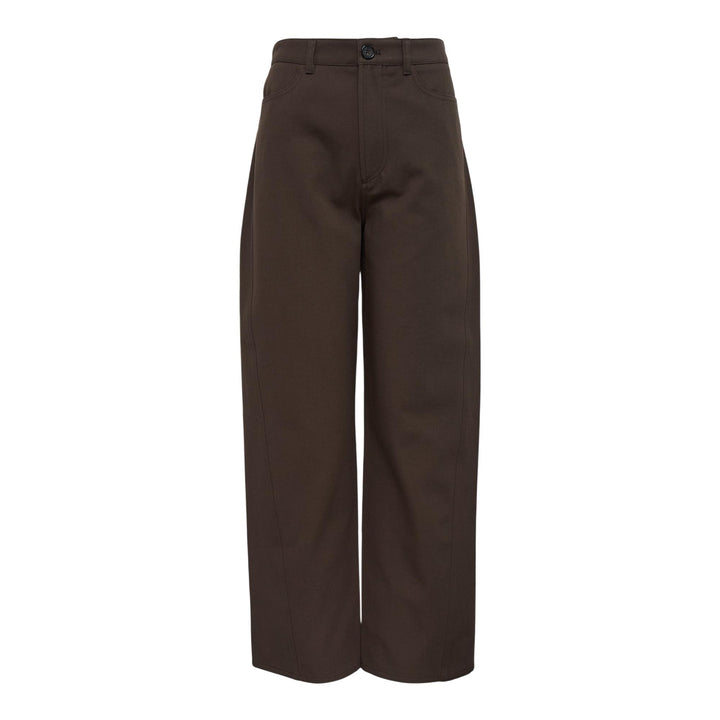 Club21 - TOTEME - Twisted Tailored Trousers - PANTS - Dark Brown