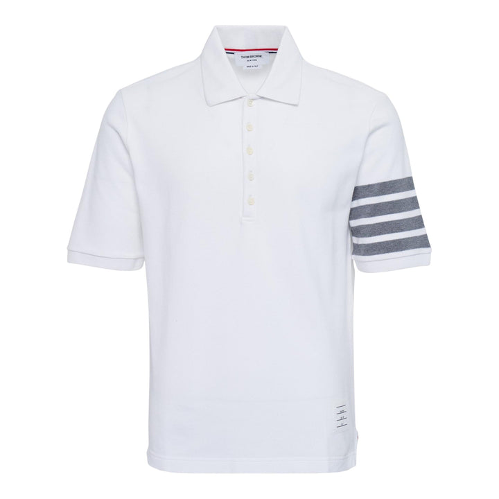 Club21 - Thom Browne - 4-Bar Essential Polo Men - POLOS - White