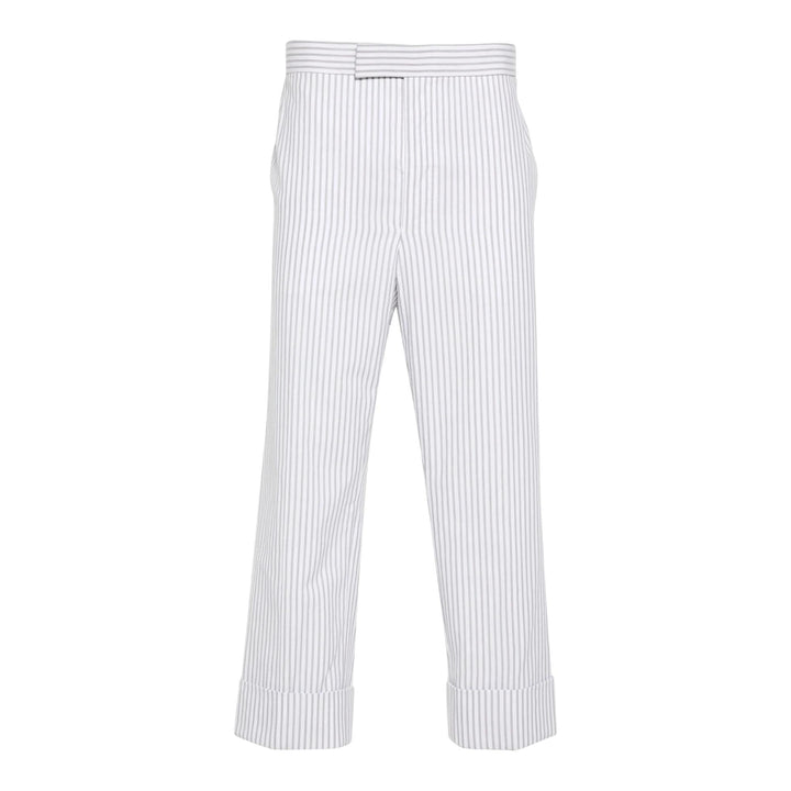 Club21 - Thom Browne - Low Rise Backstrap Trousers Men - PANTS - Grey