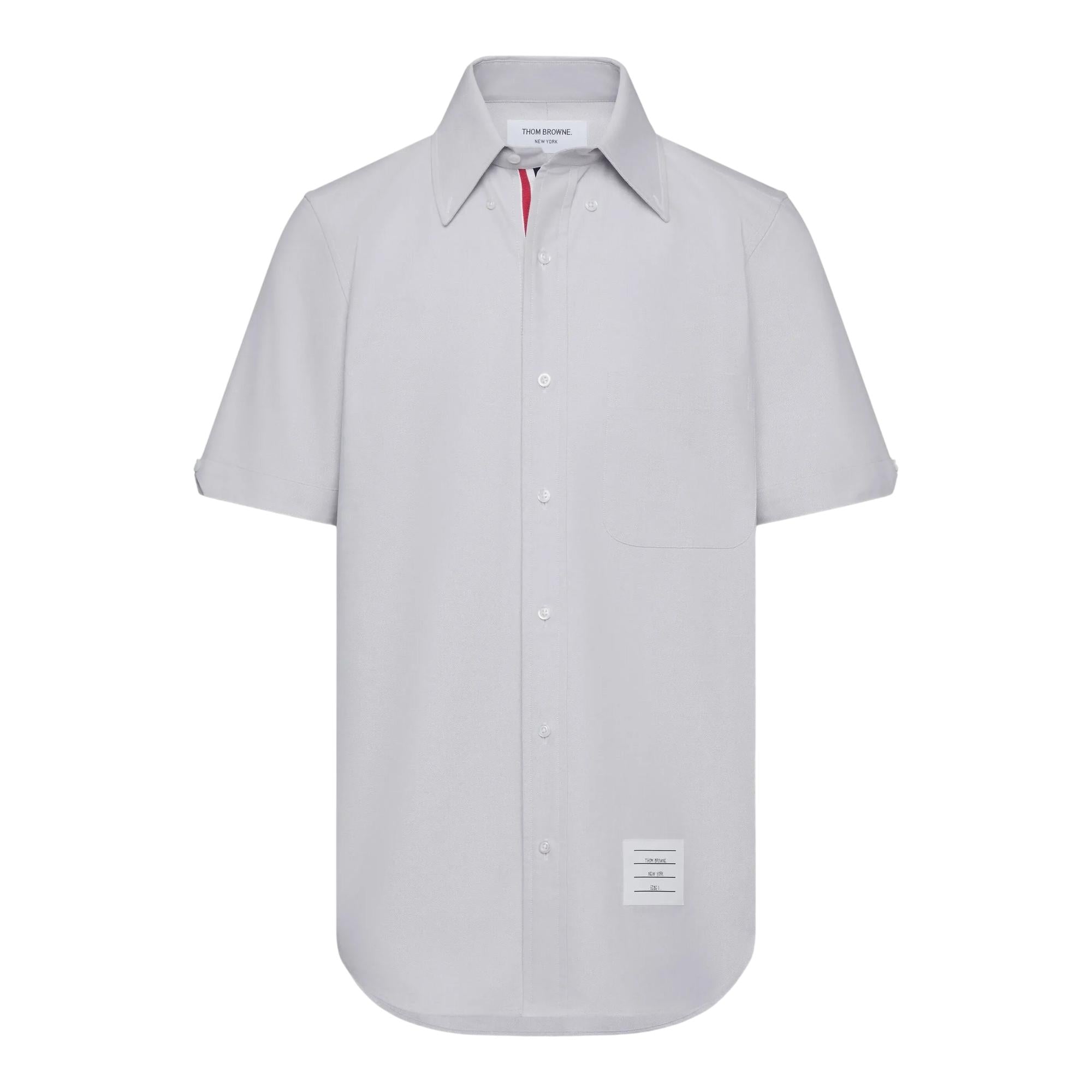 Oxford Short Sleeve Shirt Thom Browne Club21