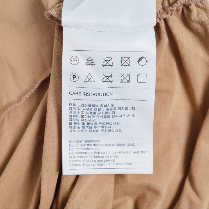 Club21 - We11done - Beige Womens Layered Rolled-Up Lounge Pants - SWEATPANTS - Beige