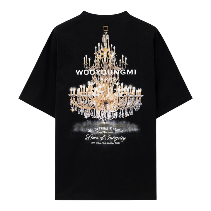 Club21 - Wooyoungmi - Chandelier Back Print Tee - TEES - Black