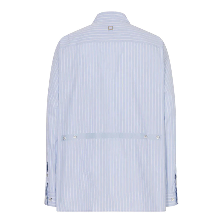 Club21 - Wooyoungmi - Oversized Shirt With Grograin Detail - SHIRTS - Blue