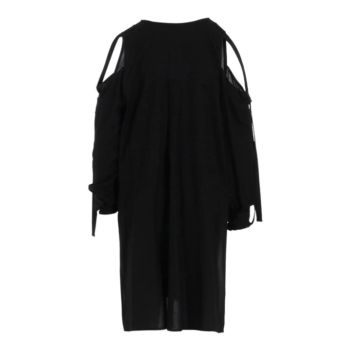 Club21 - Y's - Open Shoulder Blouse - SHIRTS - Black