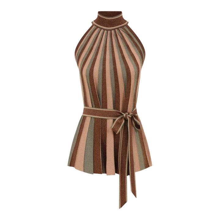 Club21 - ZIMMERMANN - Hypnotic Halter Top - KNIT TOPS - Stripes