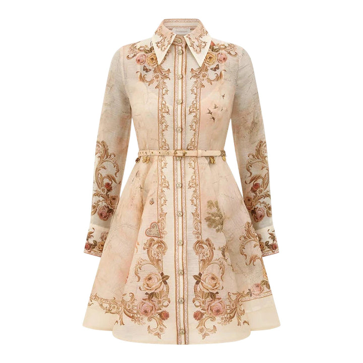 Club21 - ZIMMERMANN - Memento Buttoned Mini Dress - WOVEN DRESSES - Print