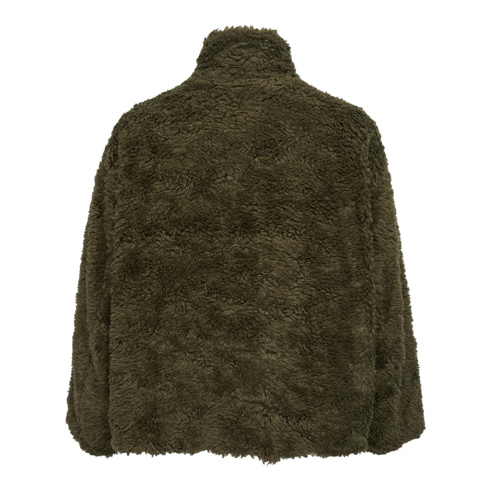 Club21 - doublet - Hemp Faux Fur Zip-Up Jacket - BLOUSON - Khaki