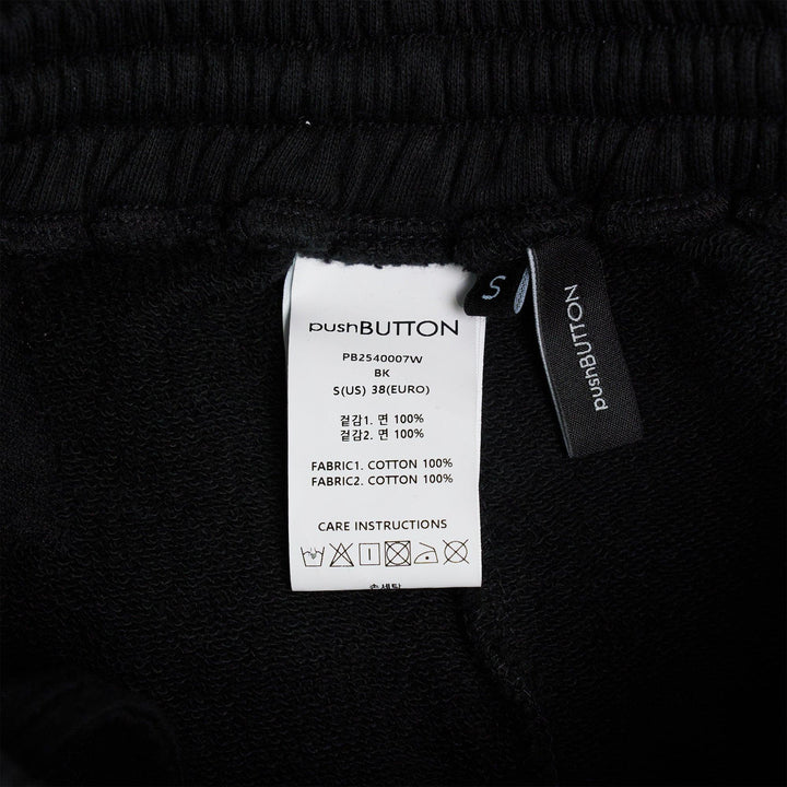 Club21 - pushBUTTON - Black Blooming Layer Jersey Jeans - JEANS - Black