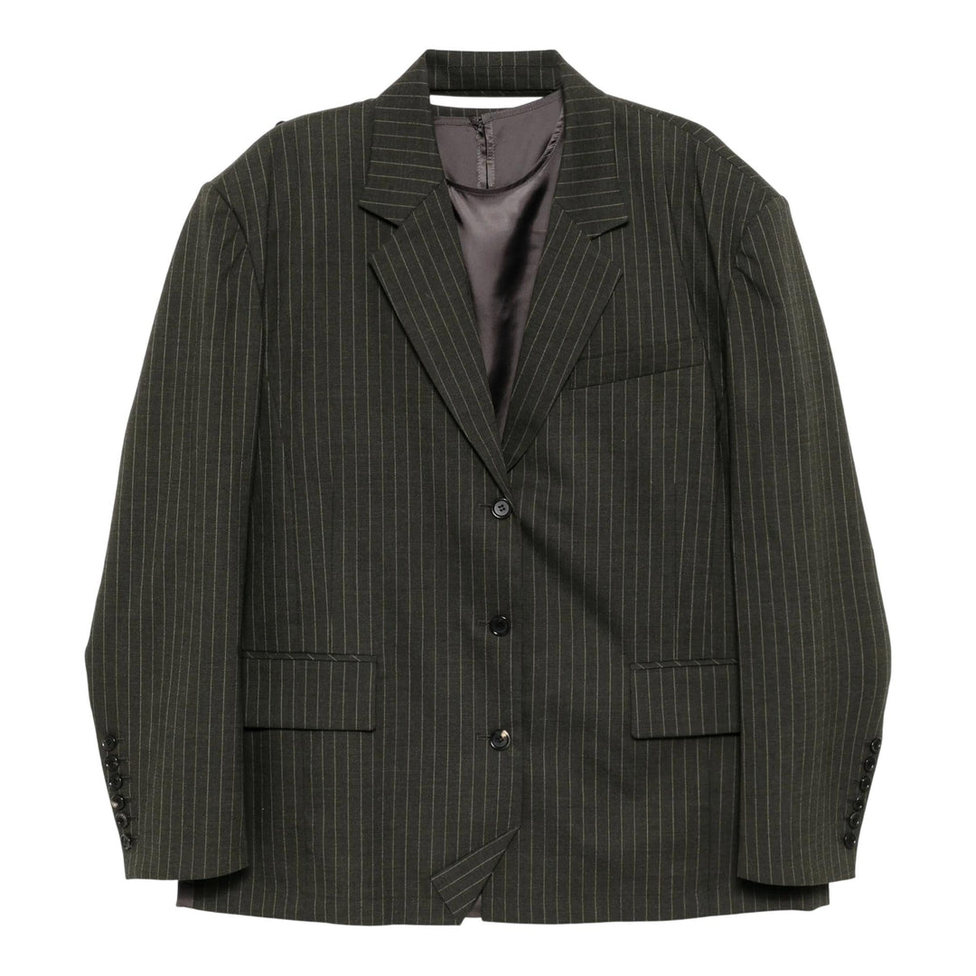 Club21 - pushBUTTON - Khaki Slip Layered Jacket - JACKETS - Khaki